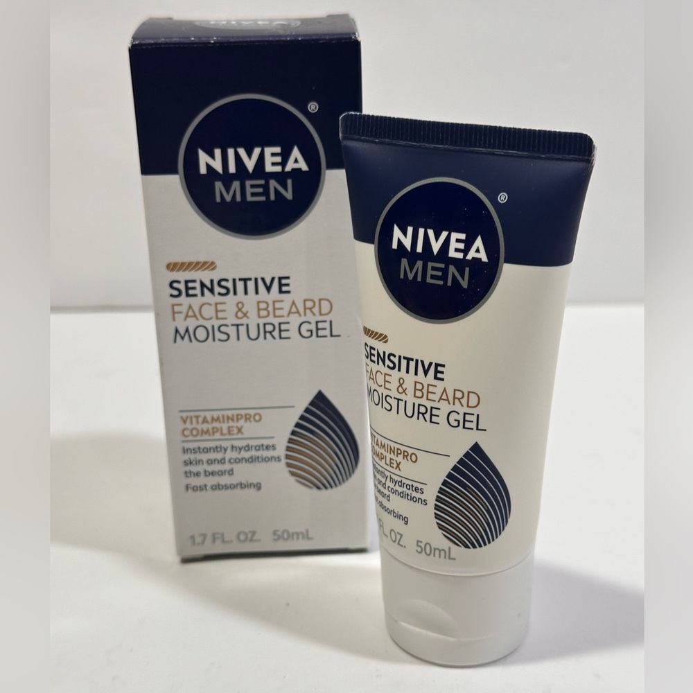 Nivea Men Sensitive Face & Beard Moisture Gel - 1.7 fl oz